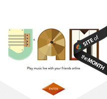 Site of the Month December 2012: Jam with Chrome