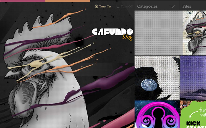 Blog Cafundó Estúdio award-winning website design screenshot 1