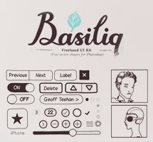 Basiliq Freehand UI Kit: A Free Set Of Icons For Mockups