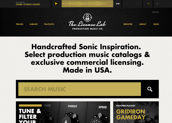The License Lab award-winning website design screenshot 1