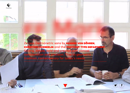 FF Mark award-winning website design screenshot 1