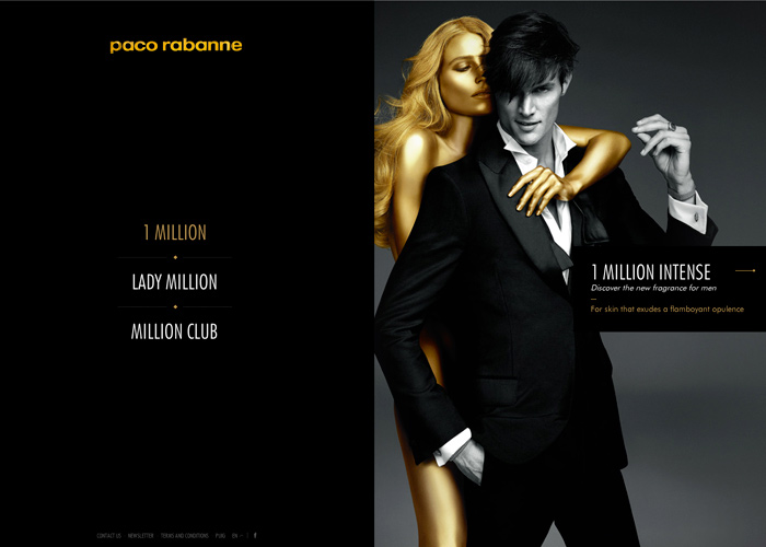 Paco Rabanne - Million - Awwwards SOTD
