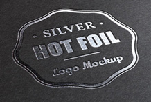 Silver Stamping Logo MockUp