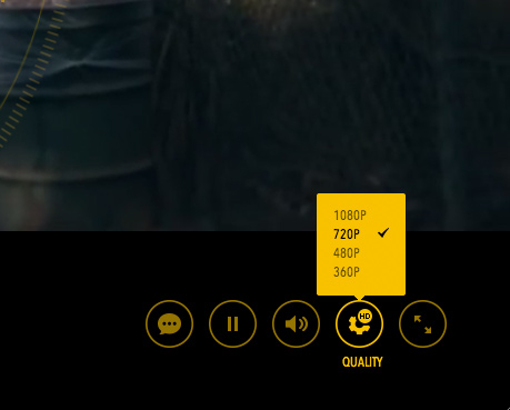Clean and minimal website navigation