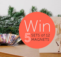 Christmas Giveaway: Win a Set of Magnets with your Best Instagram Moments!