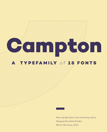 Campton Typefamily