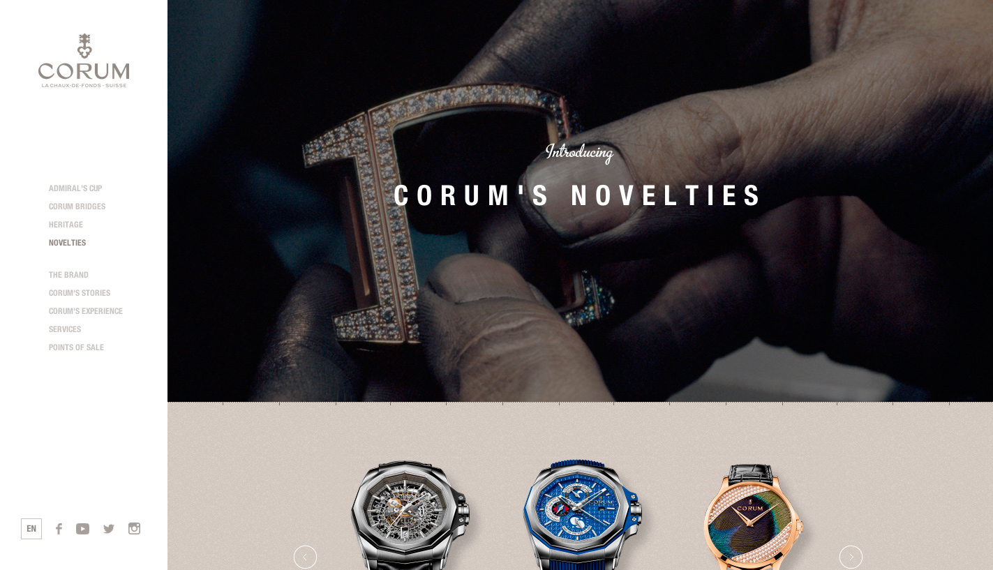 Corum website new arrivals