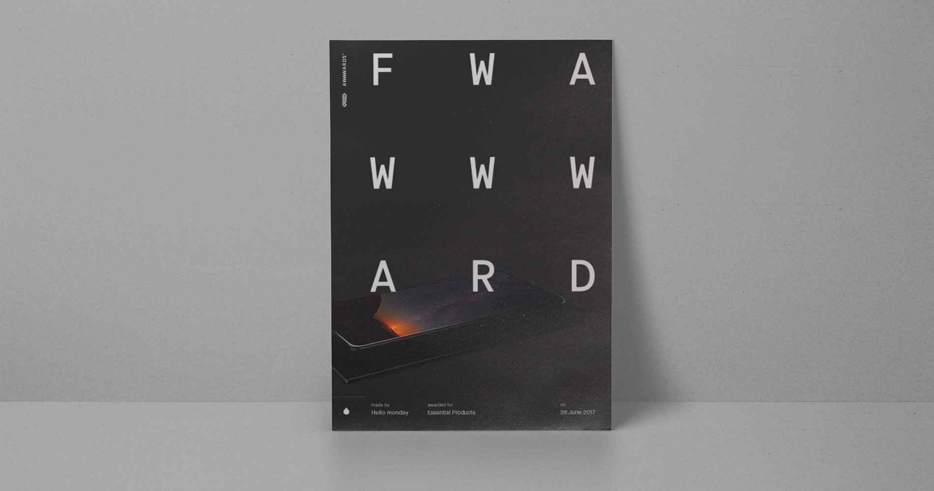 The Unveiling of the FWAWWWARD Logo and Certificate.