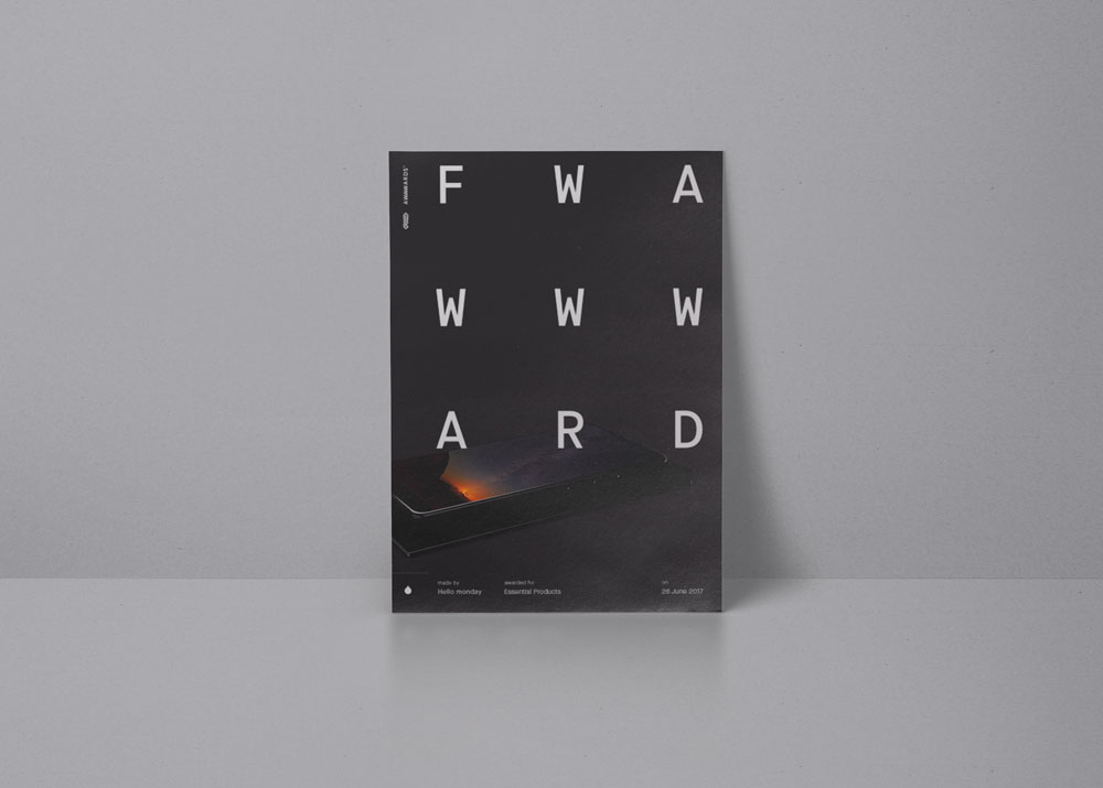 The Unveiling of the FWAWWWARD Logo and Certificate.