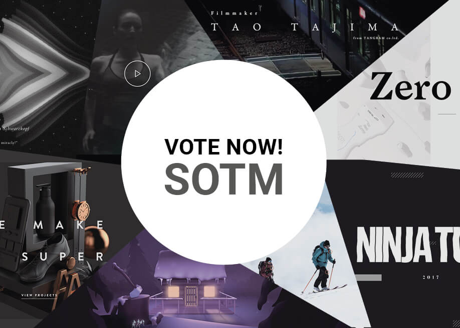 Vote Now for December's #SOTM and Win a Year's Free Pro Plan in the Awwwards Directory!