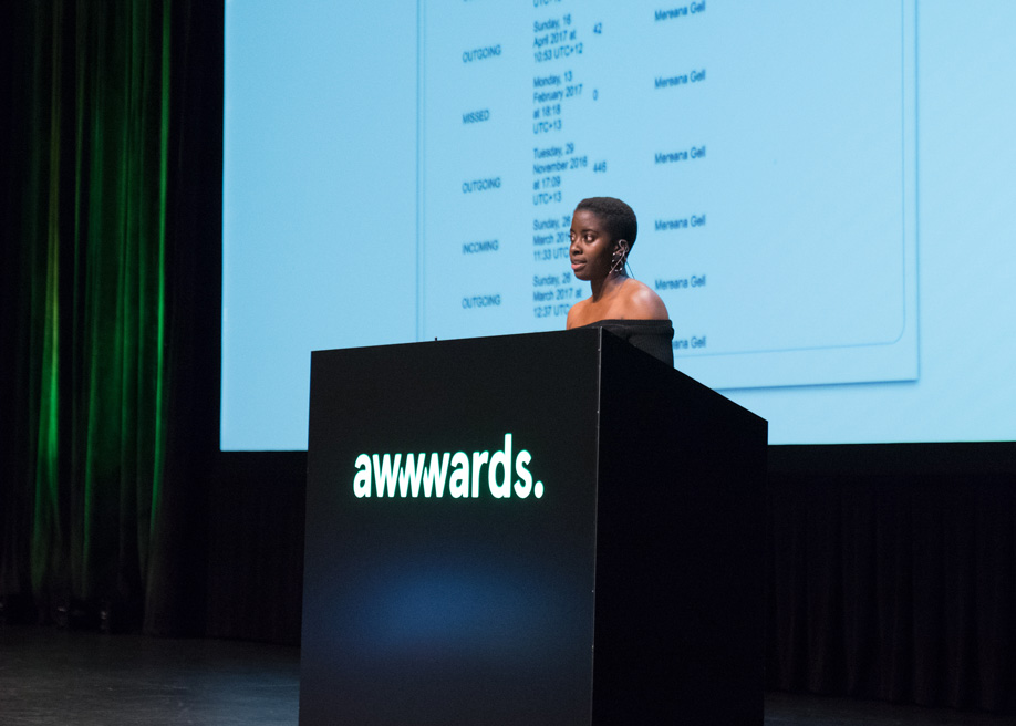 Talk: Creating with Data with LinkedIn Software Engineer, Omayeli Arenyeka at Awwwards Conference San Francisco