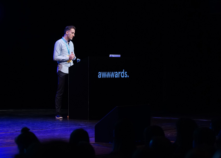 Talk: Customer Experience in Design Strategy, with Creative Director DPDK Michael Vromans at Awwwards Conference Amsterdam