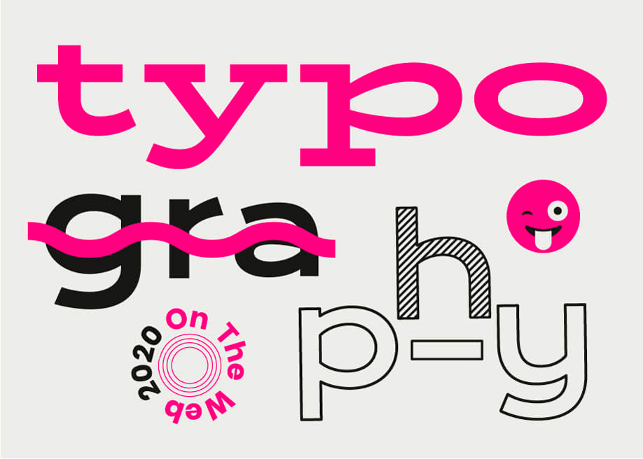 Typography is the new black. Trends in web design