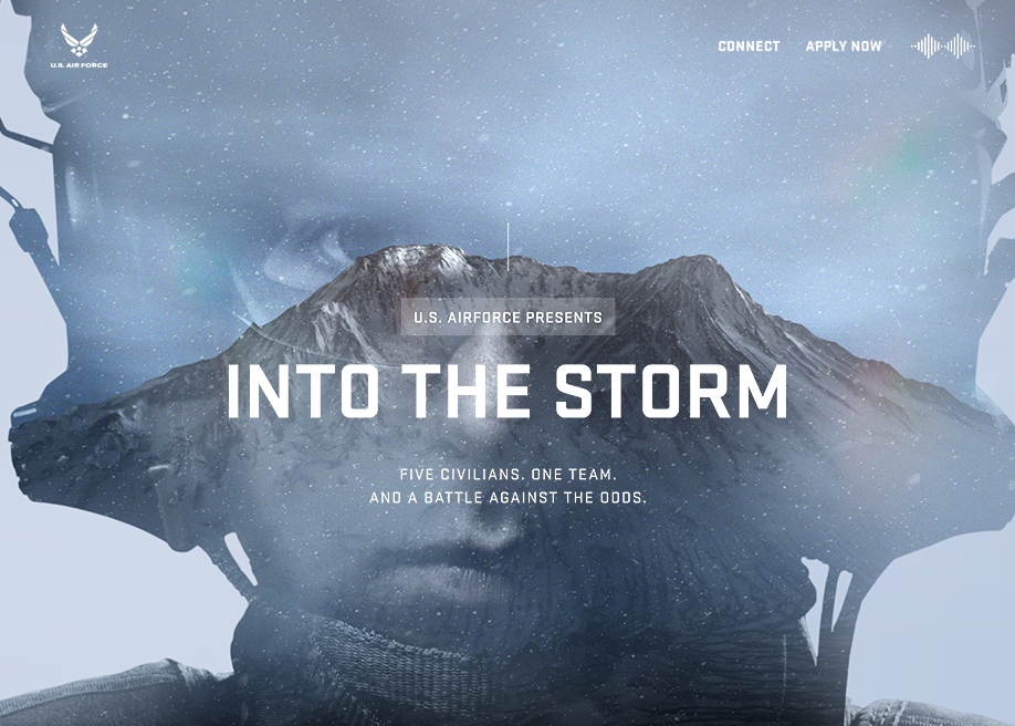 U.S. Air Force ‘Into The Storm’ by MediaMonks wins Site of the Month March 2021
