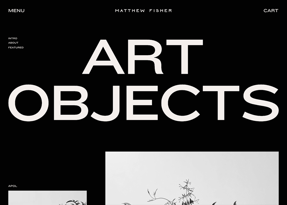 Case Study: An eCommerce experience for Matthew Fisher’s Art Objects