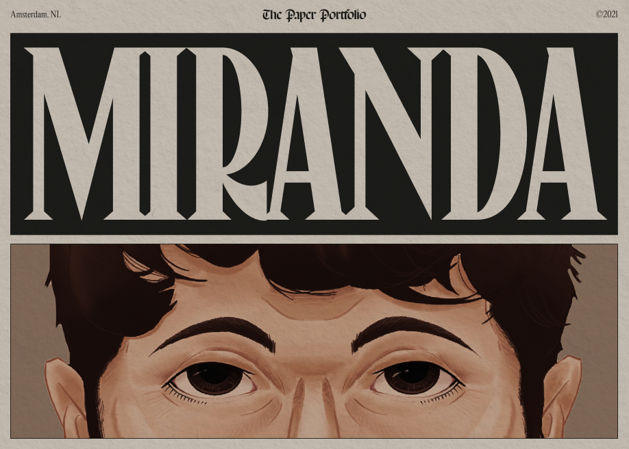 Niccolo Miranda Paperfolio wins Site of the Month November 2021