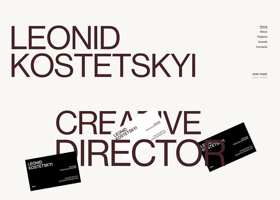 Case Study: Leonid Kostetskyi’s Portfolio Site