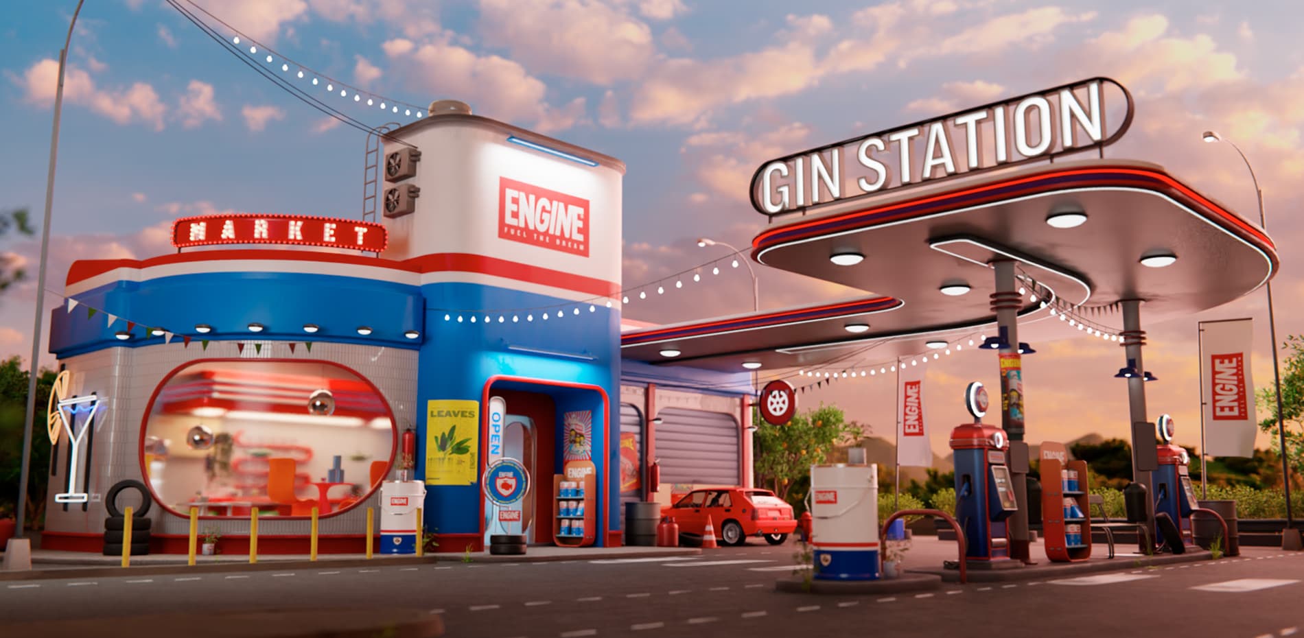 Engine Station by MONOGRID: A 3D Experiential E-Commerce Destination