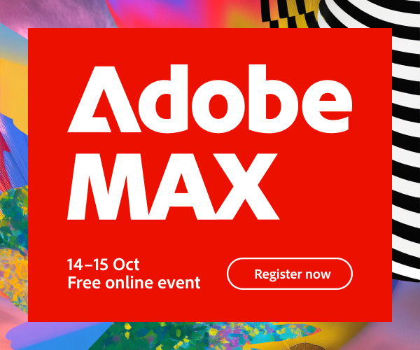 Our October Recommendation: Join Adobe MAX - The Creativity Conference!