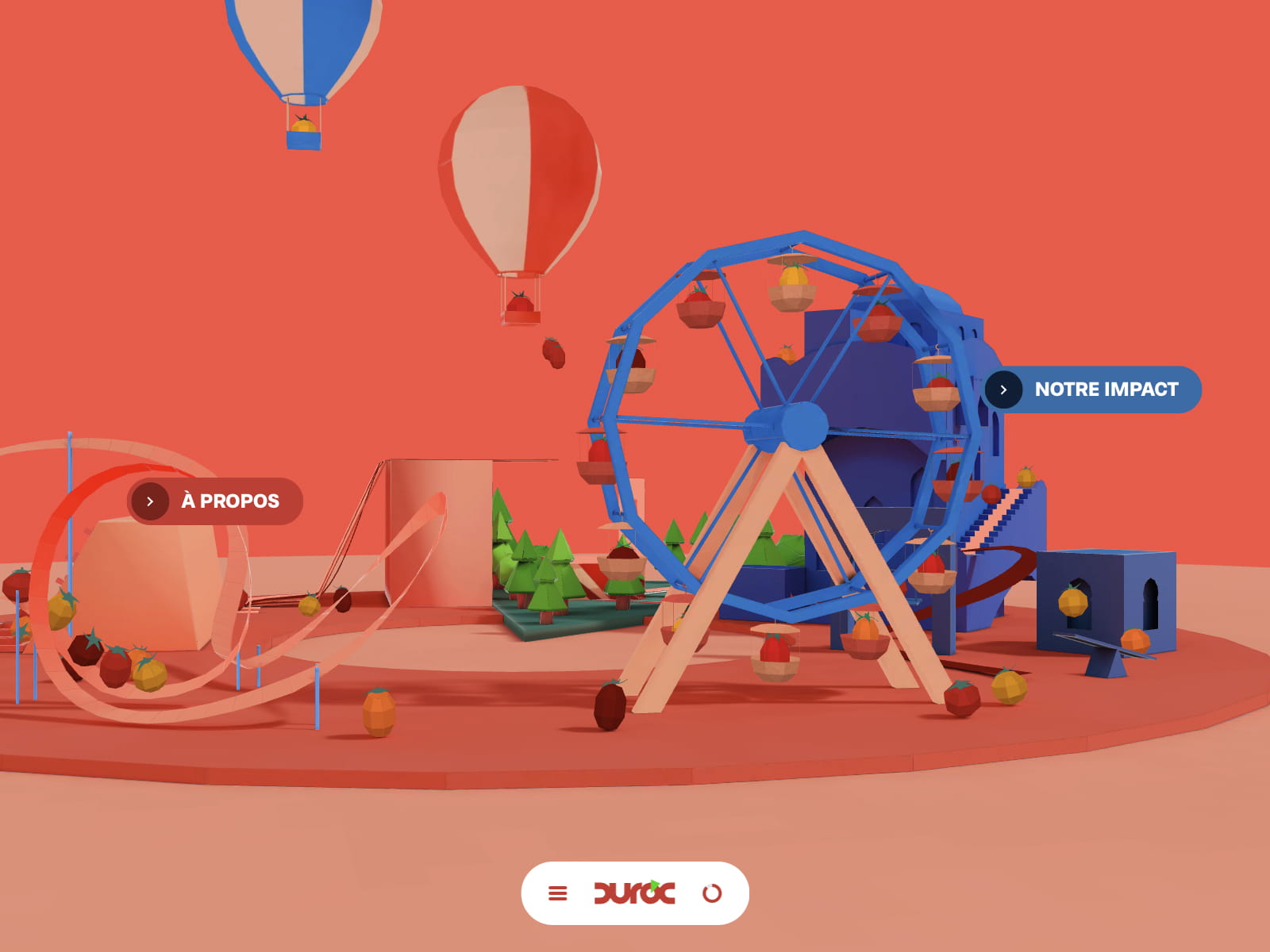 When WebGL and branding transform the user experience: the case of Duroc, signed by French studio Bonhomme.