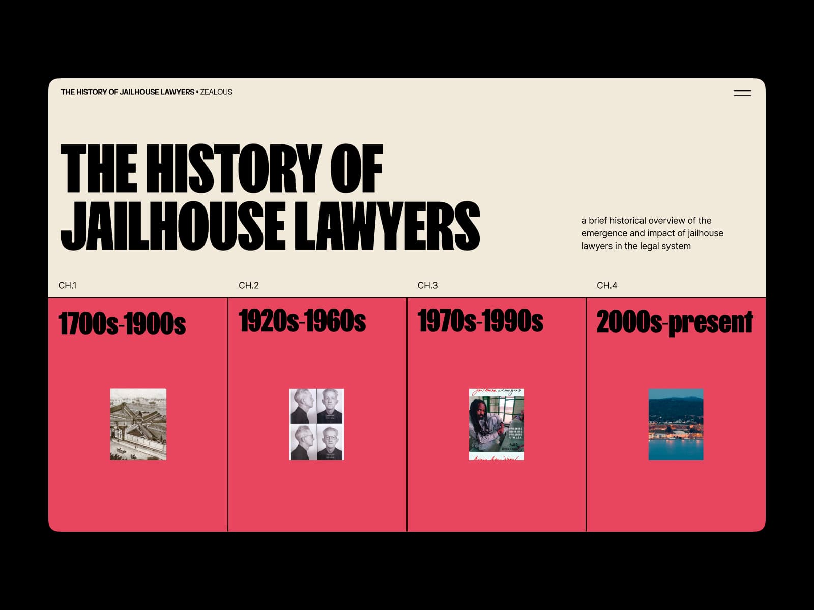 Creating the project to Spotlight Jailhouse Lawyers