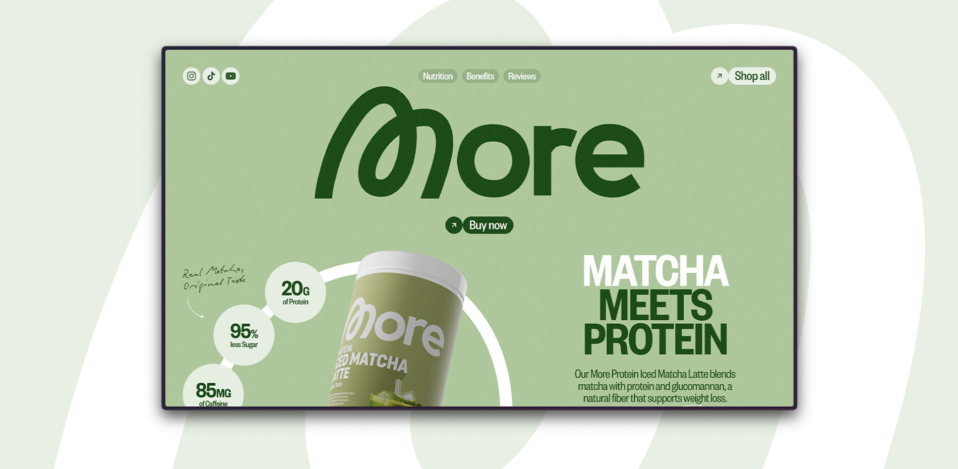 More Nutrition:  You deserve More