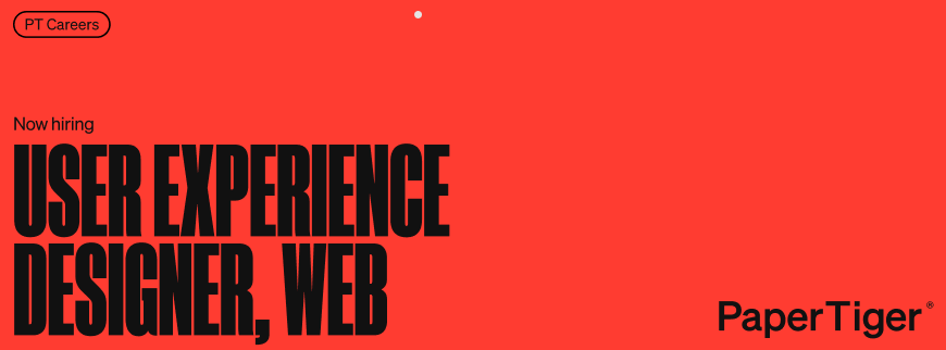 User Experience (UX) Designer, Web