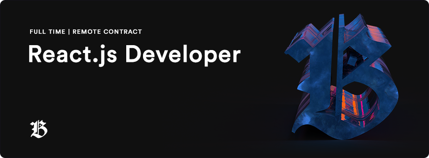 React.JS/Next.JS Developer