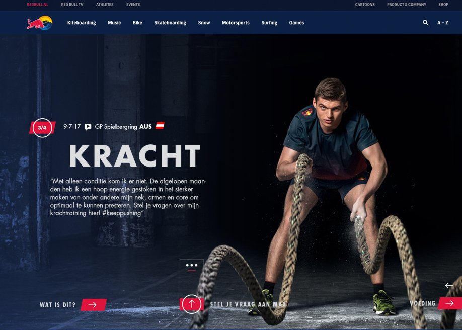 Best sports websites | Web Design Inspiration