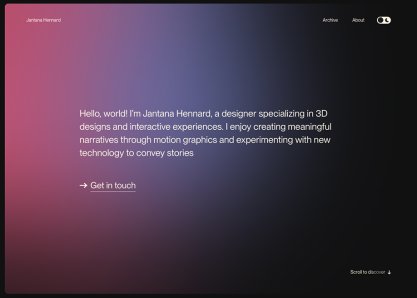 Jantana Hennard — Portfolio