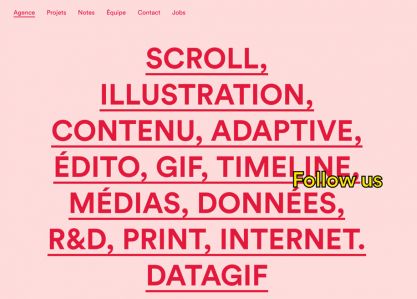 Typography-Based Layout and Cute Font Styles