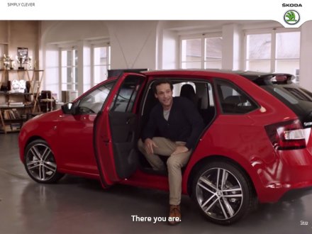 ŠKODA Rapid Spaceback Interactive film by Sopkova