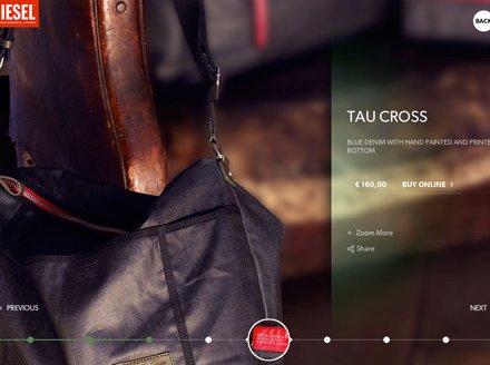 Diesel Shoes, Bags & Accessories by AKQA