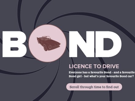 BOND: 007 Cars Evolution by Epiphany