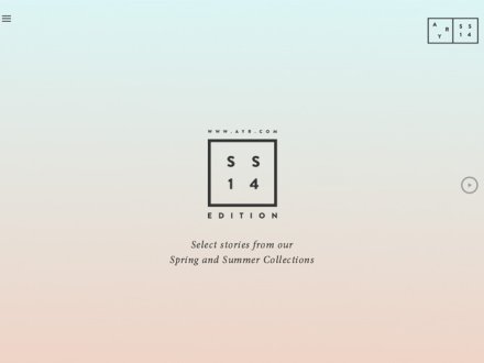 AYR Editions - SS14 by David McGillivray