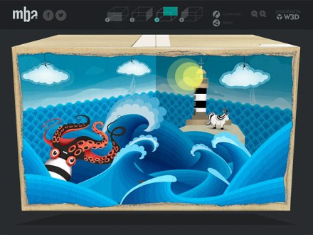3D Greetings box 2014 by mba MULTIMEDIA