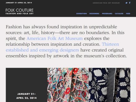 American Folk Art Museum Exhibition Tumblr by Brooklyn Digital Foundry
