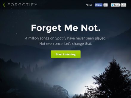Forgotify by Lane Jordan