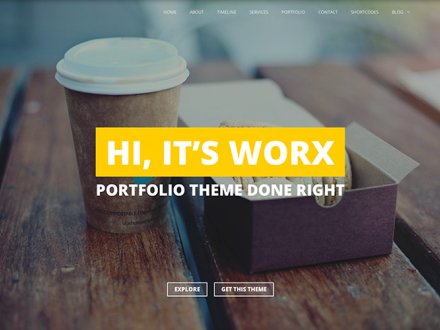 Worx - Portfolio Theme by themetrail