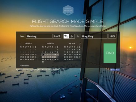 Flightsearchr.com by TrickyStudio