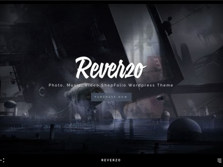 Reverzo | Photo, Music & Video Creative ShopFolio Wordpress Theme by TymBerry