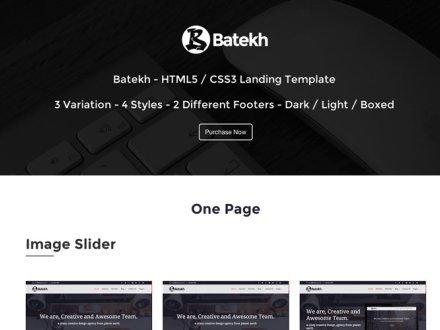 Batekh - Multi-Purpose Landing Page