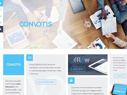 CONVOTIS Corporate Website by JUNGMUT