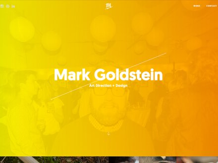Mark Goldstein, Art Direction & Design by Mark Goldstein