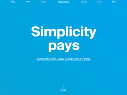 Siegel+Gale, keep it simple. by Niels Kristian Christensen