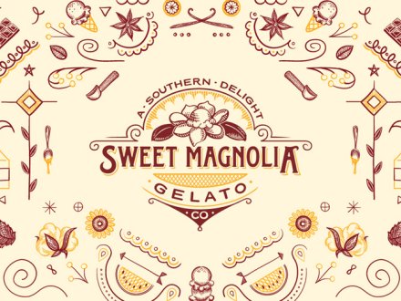 Sweet Magnolia Gelato Company by madgenius