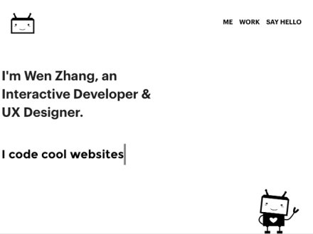 Wen Zhang Portfolio by Wen Zhang