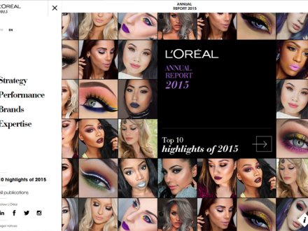 L'Oréal - Annual Report by VERBE