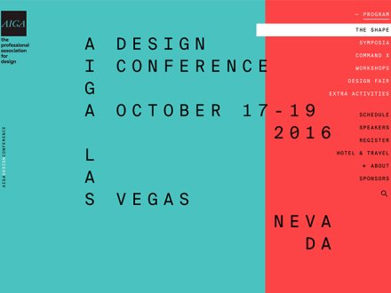 AIGA Design Conference by W&CO