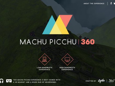Machu Picchu 360 VR by Cypha Interactive